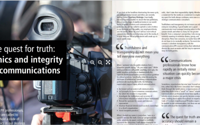 The Quest for Truth: Ethics and Integrity in Communications